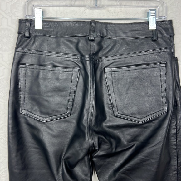 Vintage Periscope Genuine Leather Pants Black Biker Bikercore Motorcycle Bike - Picture 6 of 11